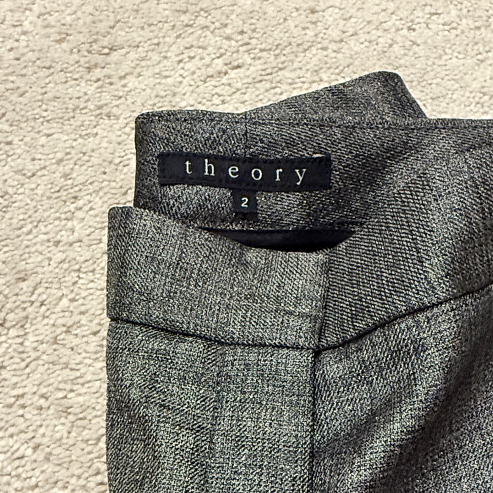 Theory Charcoal Pants - Picture 3 of 3